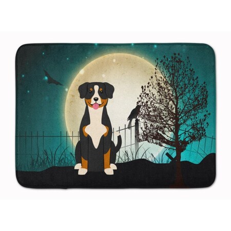 Carolines Treasures Halloween Scary Entlebucher Machine Washable Memory Foam Mat BB2228RUG